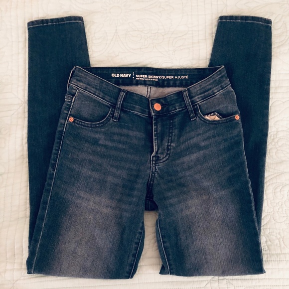 Old Navy Denim - Old Navy | Mid-Rise Medium Wash Super Skinny Jeans